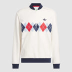 Adidas Argyle Printed 1/4-Zip Sweatshirt