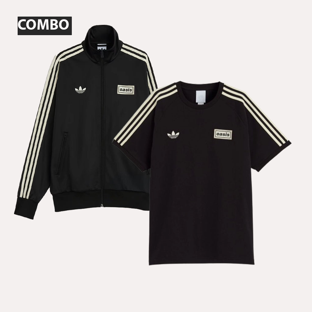 Adidas x Oasis Black Track Jacket