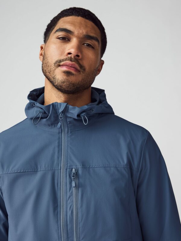 Mens Fashion Casual Wear Blue Cotton Jacket