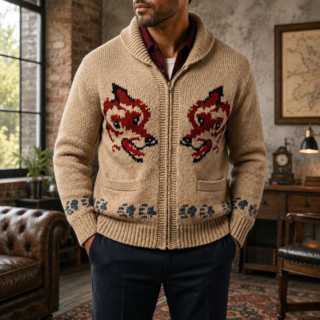 Hail Mary's Fox Cardigan