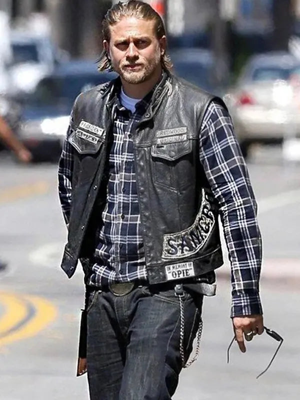 Jax Teller Sons of Anarchy SAMCRO Leather Vest