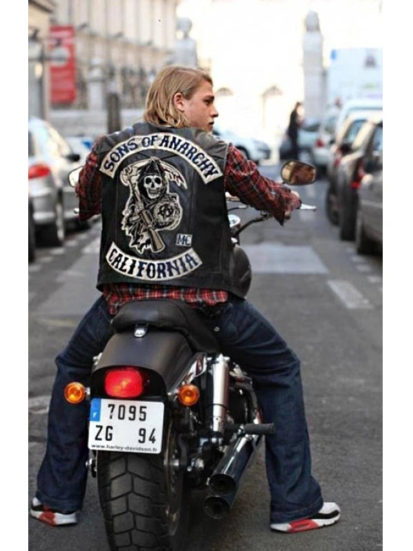 Jax Teller Sons of Anarchy SAMCRO Leather Vest