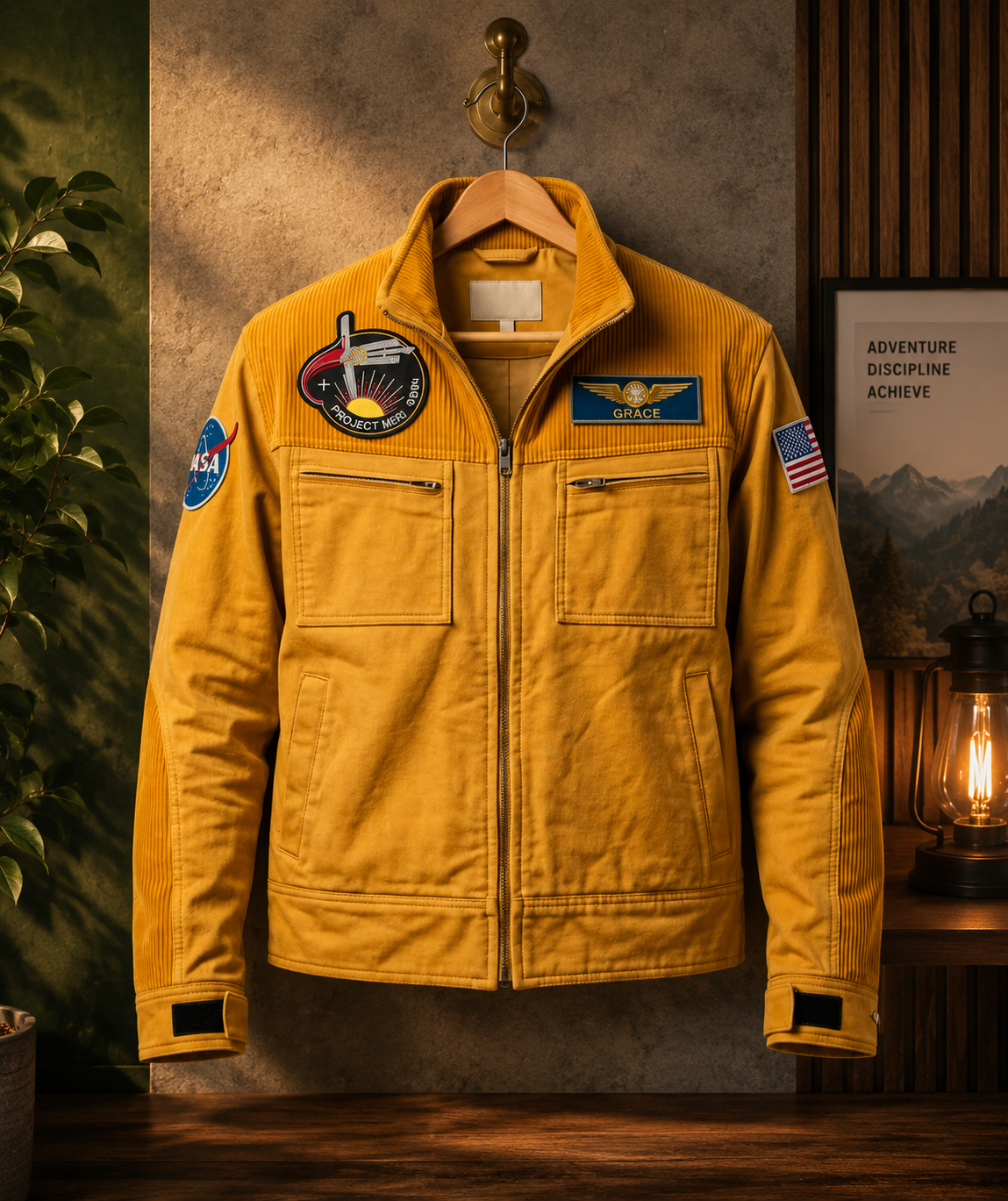 Project Hail Mary Ryan Gosling Yellow Corduroy Jacket
