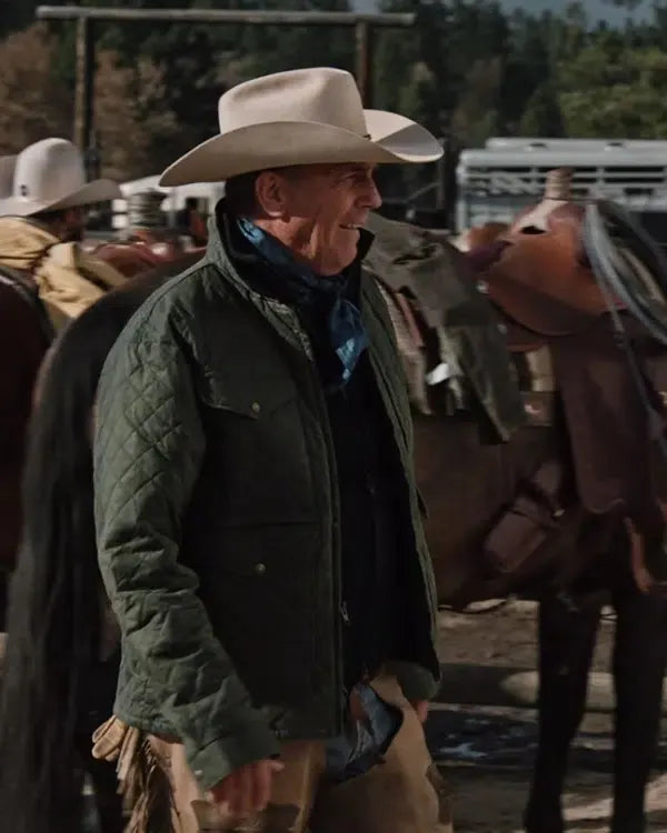 Yellowstone John Dutton Cotton Quilted Jacket