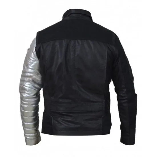 Winter Soldier Civil War Bucky Barnes Leather Jacket