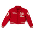 Delta Sigma Theta Cropped Varsity Wool Jacket