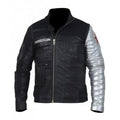Winter Soldier Civil War Bucky Barnes Leather Jacket
